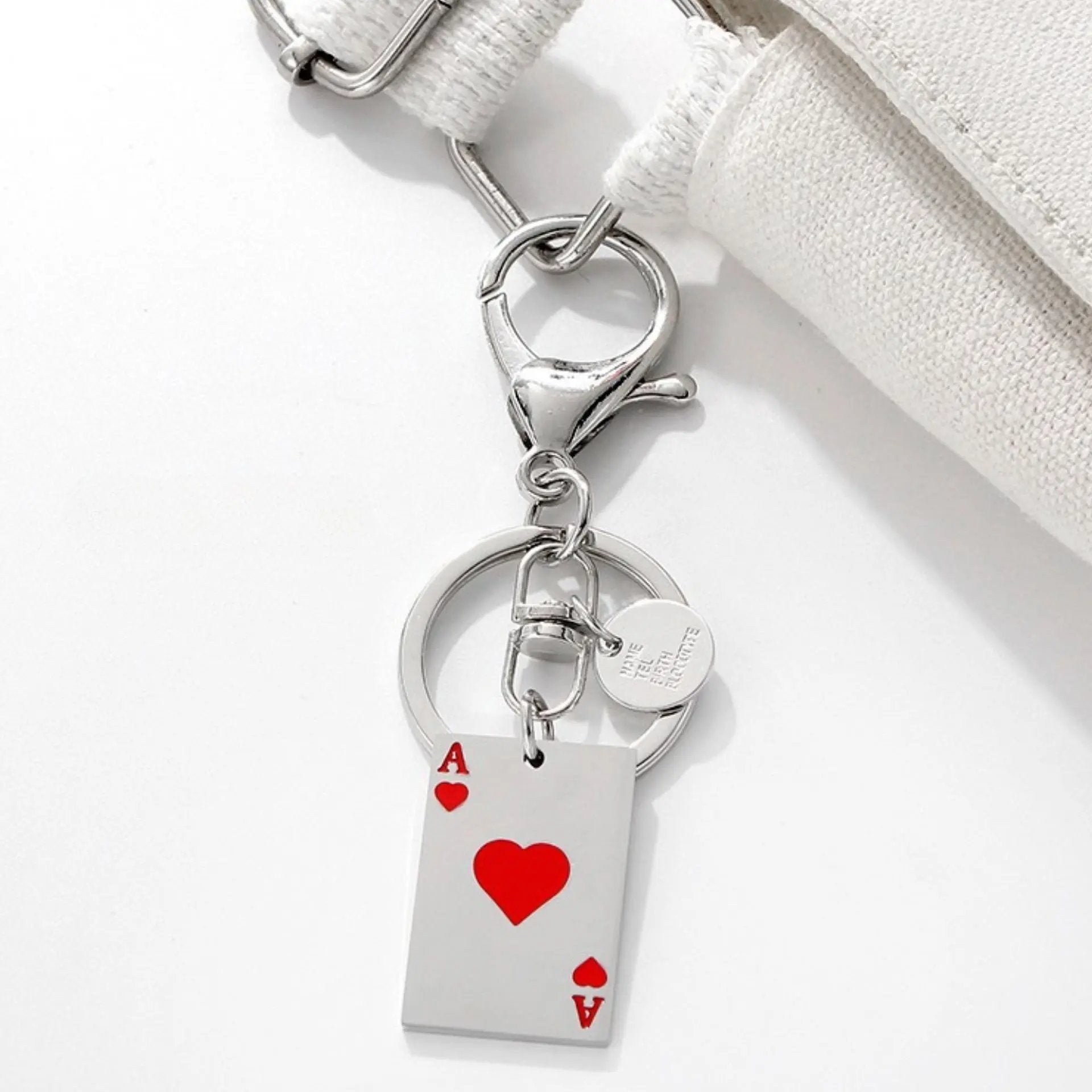 Metal Trump Card Keychain: Power at Your Fingertips