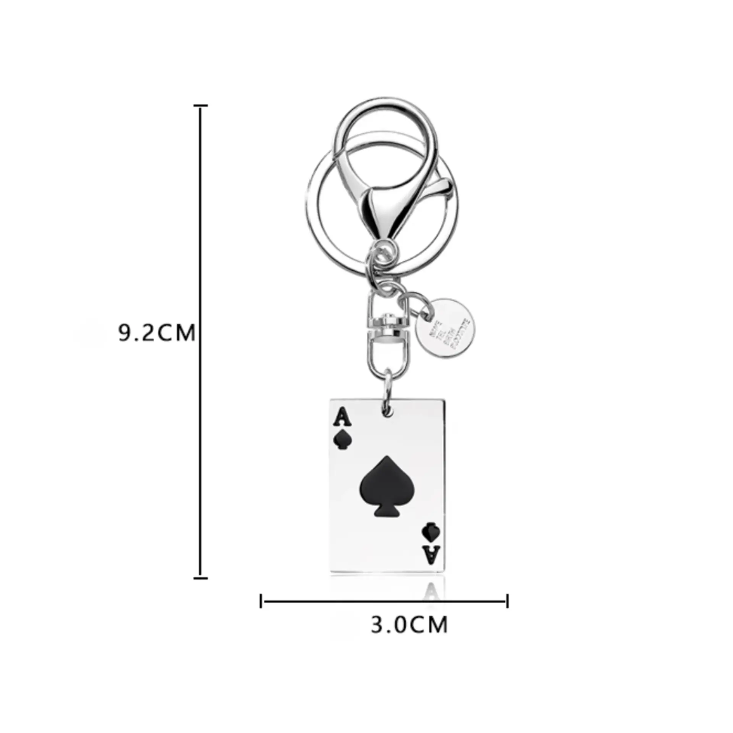 Metal Trump Card Keychain: Power at Your Fingertips