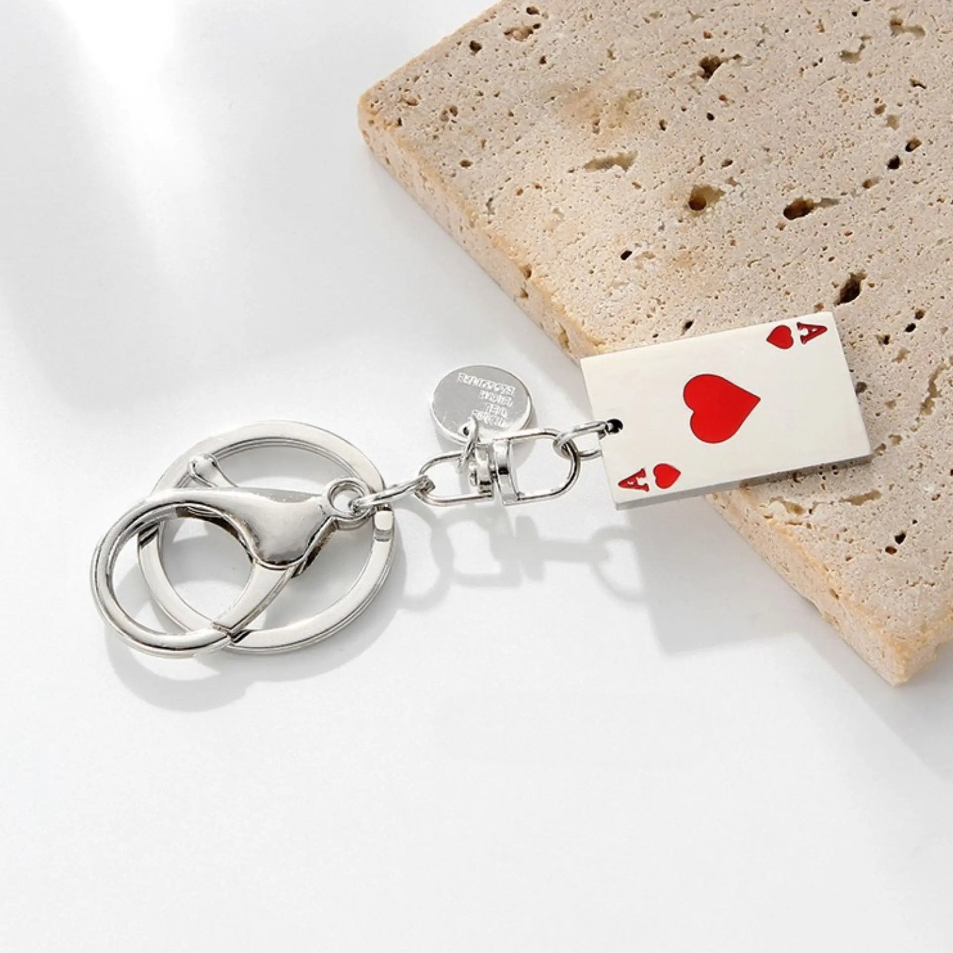 Metal Trump Card Keychain: Power at Your Fingertips