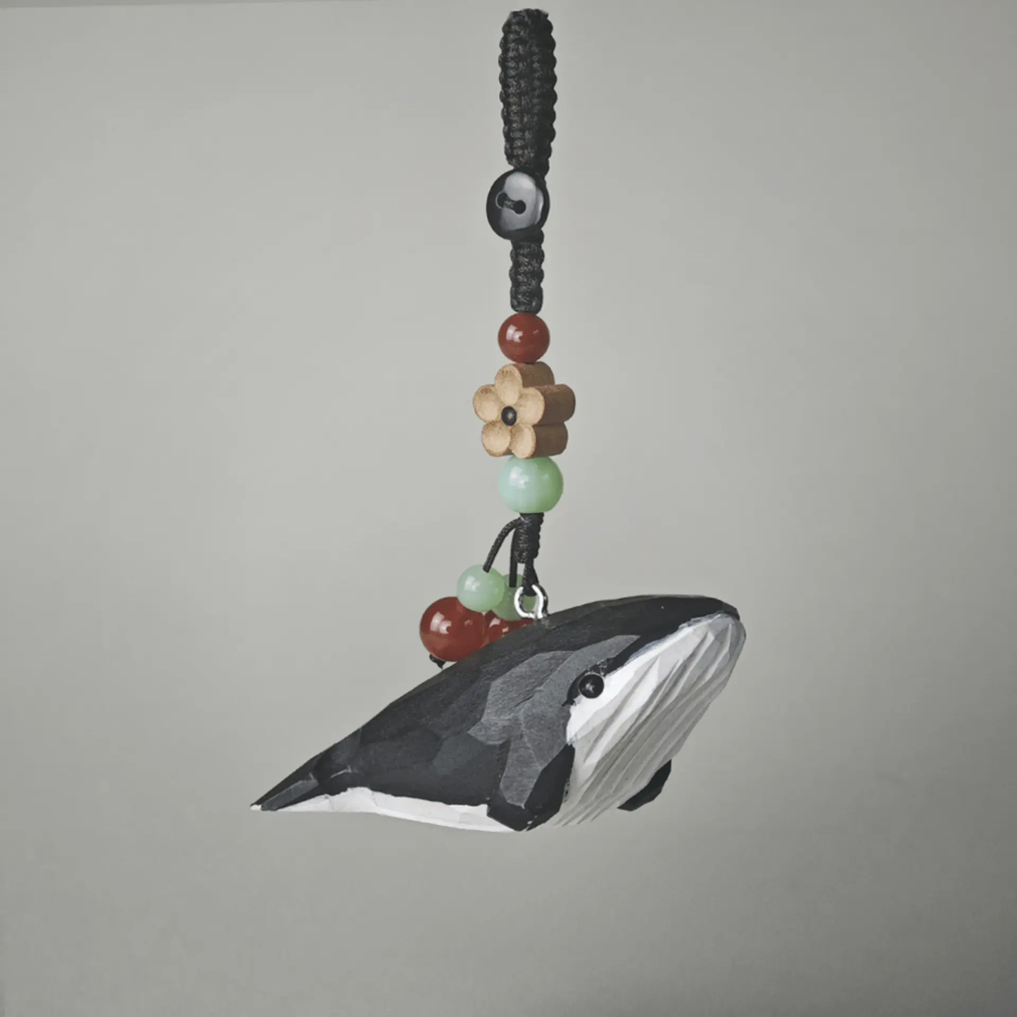 Whale buckle keychain
