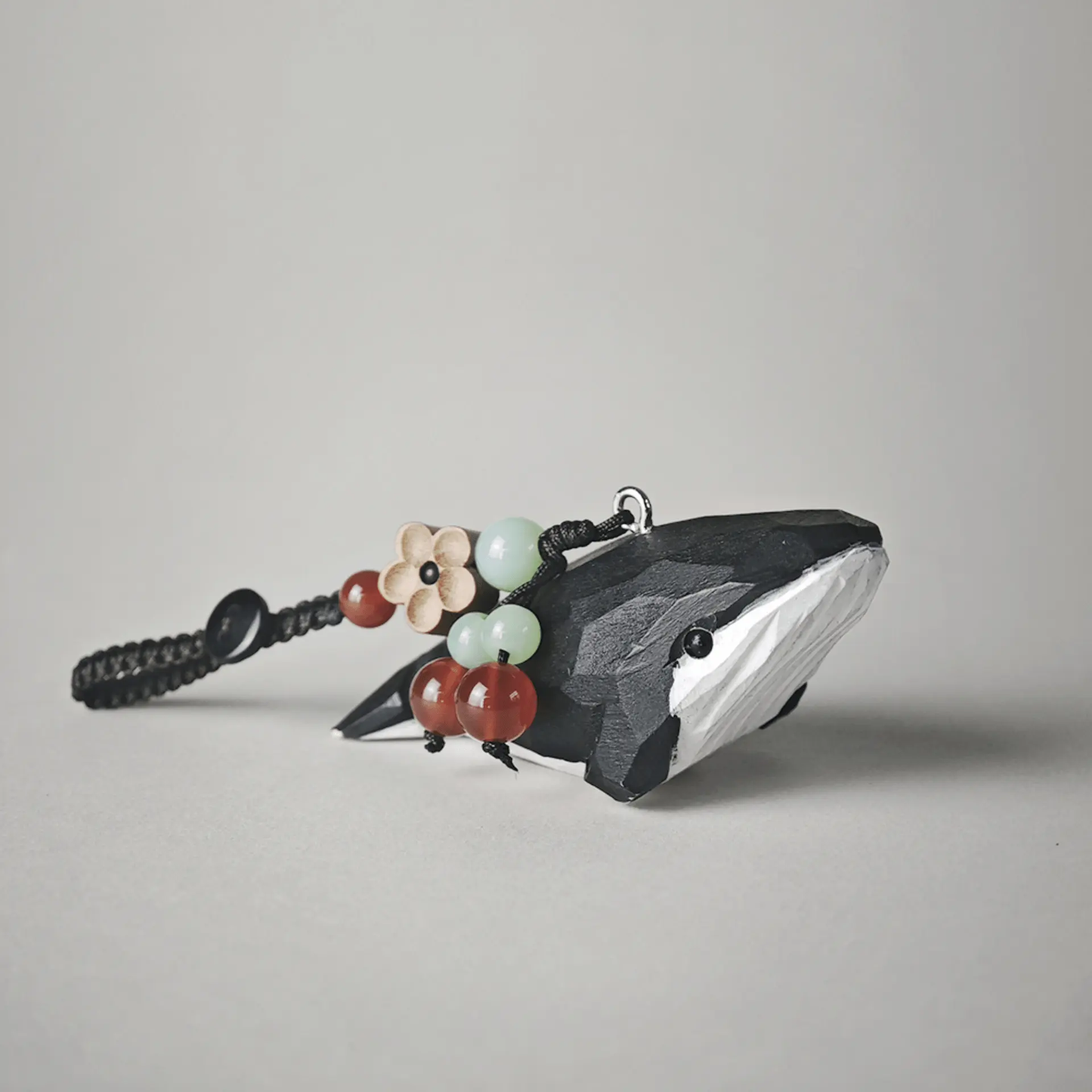 Whale buckle keychain