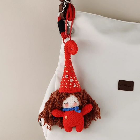 Handmade Witch Plush Doll: Magical Collection Companion