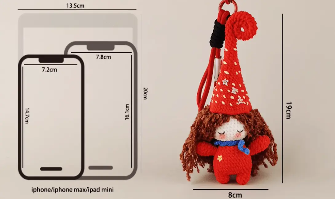 Handmade Witch Plush Doll: Magical Collection Companion