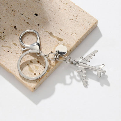 Handmade Airplane Metal Keychain - Adventure Awaits!