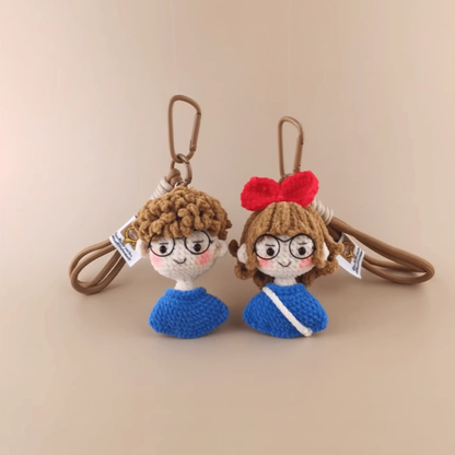 Handmade Lovely Couple Plush Doll - The Perfect Gift for Lovebirds!