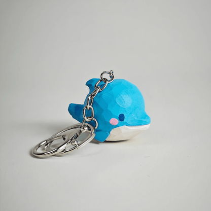 Wooden Dolphin Keychain: Graceful & Joyful Animal-Inspired Charm