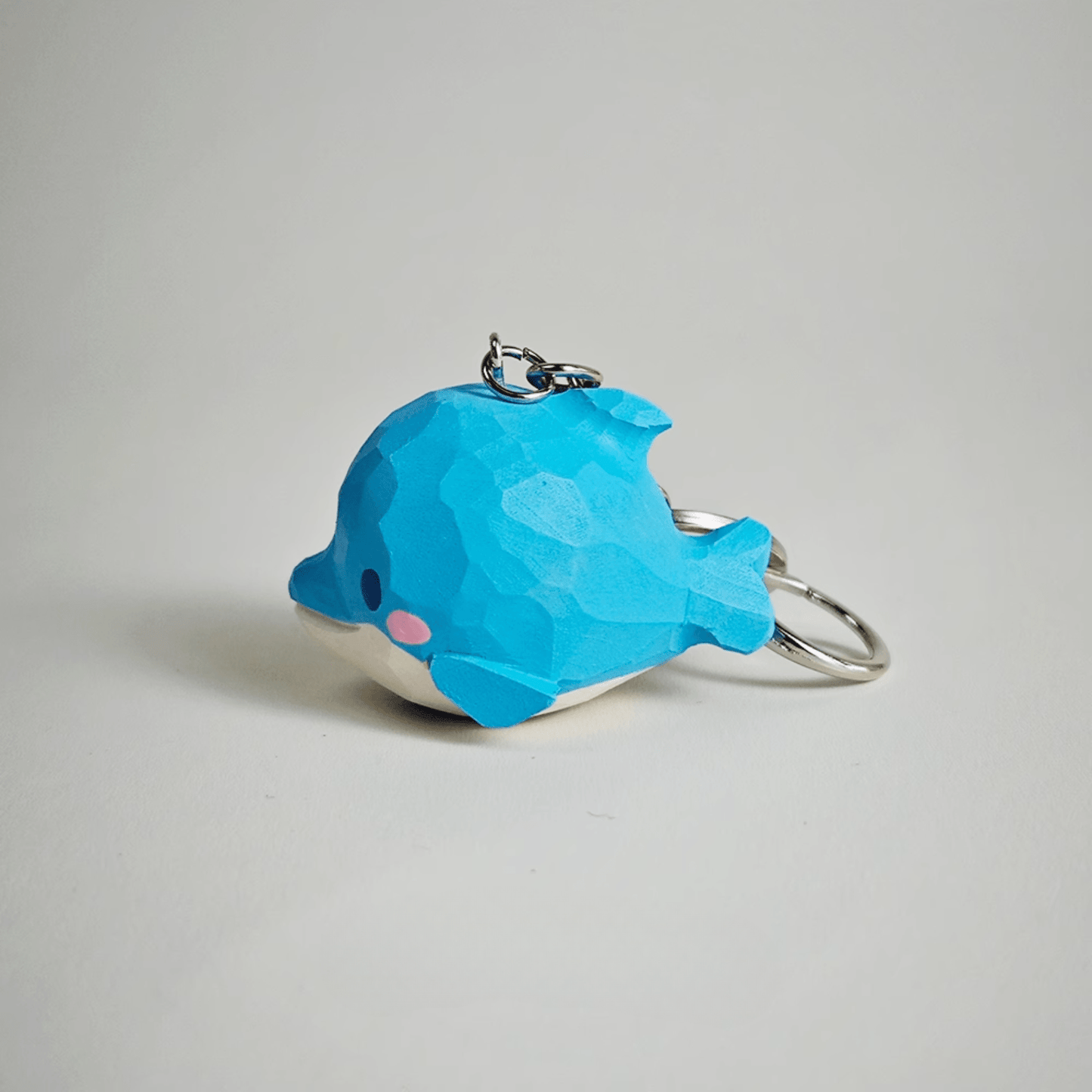 Wooden Dolphin Keychain: Graceful & Joyful Animal-Inspired Charm