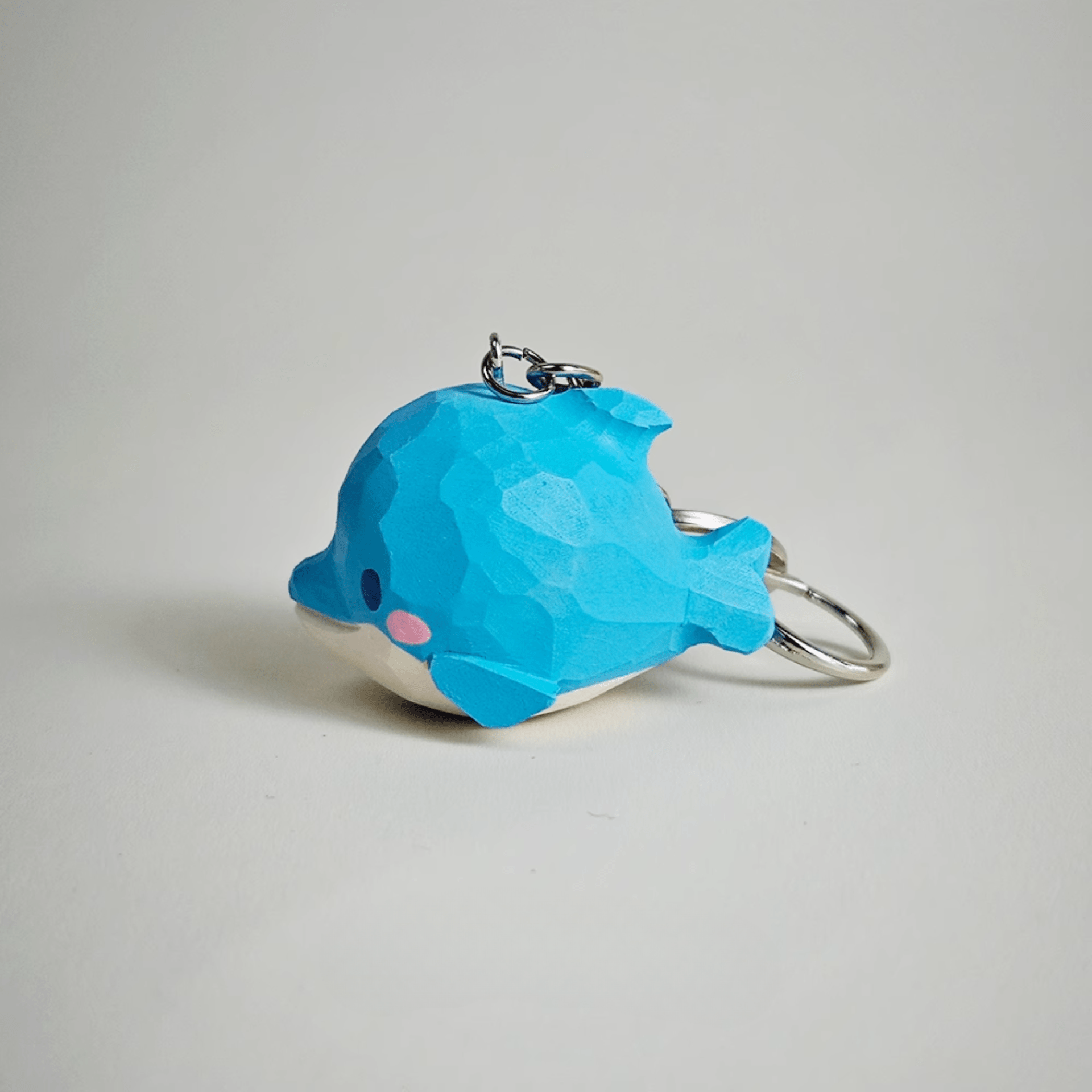 Wooden Dolphin Keychain: Graceful & Joyful Animal-Inspired Charm