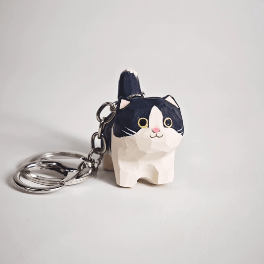 Kitty Wooden keychain - REVEALME