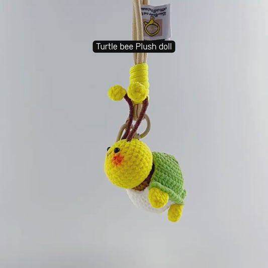 Handmade Turtle Bee Plush Doll: Inspire Joy & Wonder!