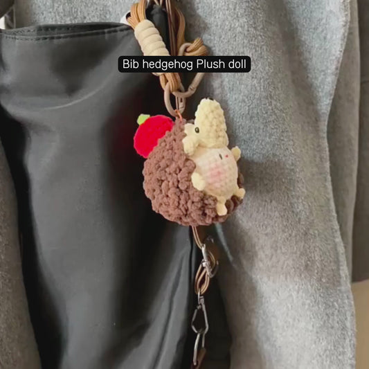 Handmade Hedgehog Plush Doll - Cuteness for Animal Lovers!