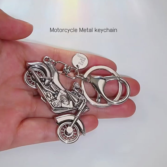 Handmade Motorcycle Metal Keychain: Embrace Freedom & Adventure!