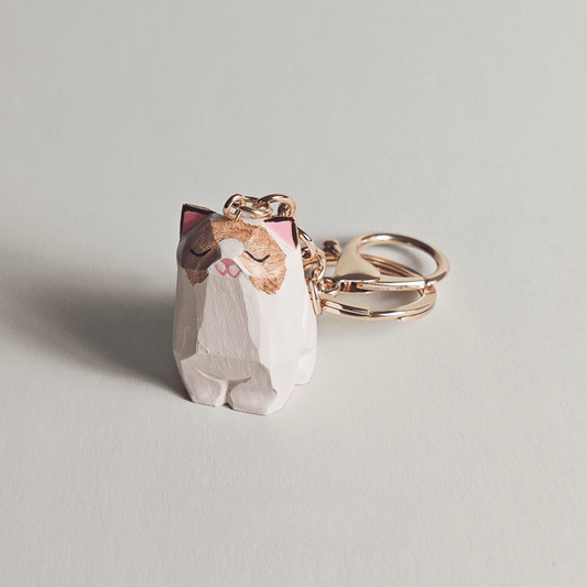 Ragdoll cat Wooden keychain - REVEALME