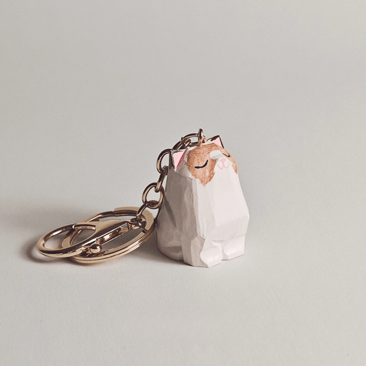 Ragdoll cat Wooden keychain - REVEALME