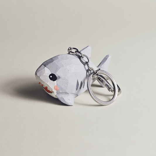 Shark Wooden keychain - REVEALME