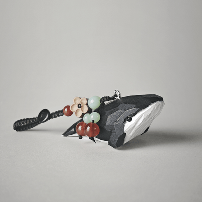 Wooden Whale Keychain - Nature & Ocean Power in Miniature - REVEALME